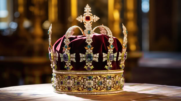 display royal gold crown photo