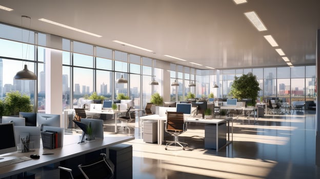 adjustable modern office lighting photo