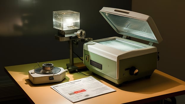 presentation old office equipment photo