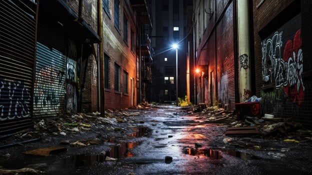 alleyway atlanta dark photo
