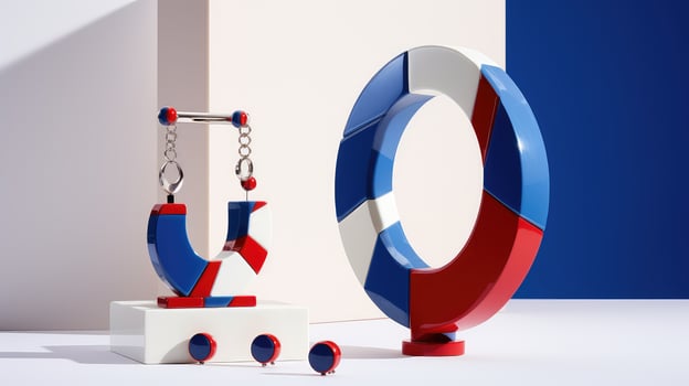 photograph red white blue jewelry photo