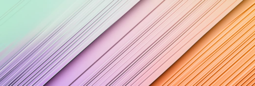 Vibrant pastel abstract pattern in soft pink, orange, and blue hues featuring diagonal lines and textured layers for a modern artistic design photo