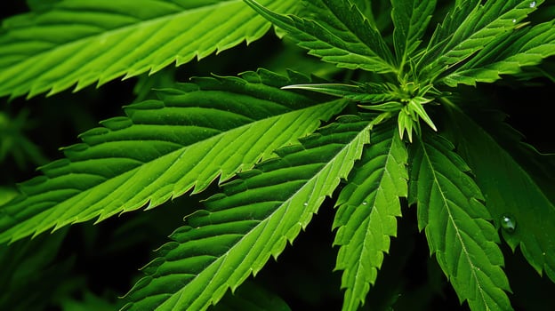 glossy marijuana texture photo