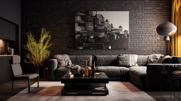 design gloss black brick photo
