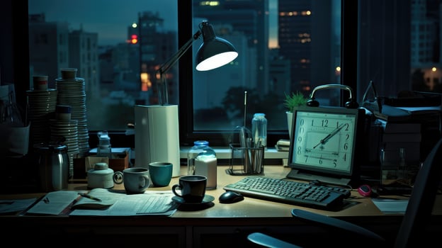 late coffee pot office photo
