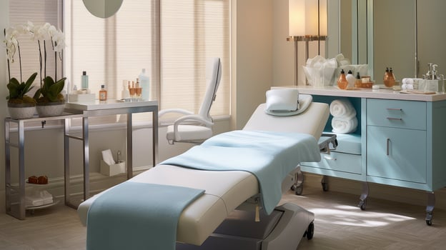 setup spa equipment photo