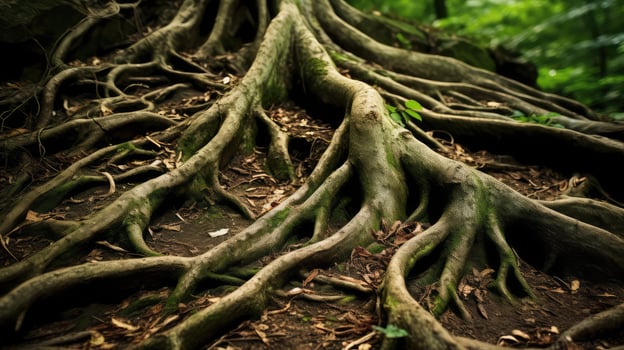 close plant root photo