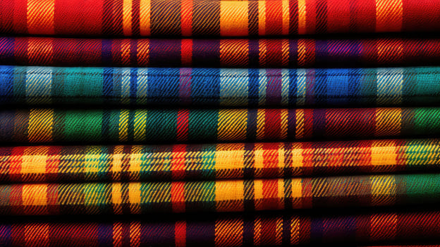 colors woven fabric texture photo