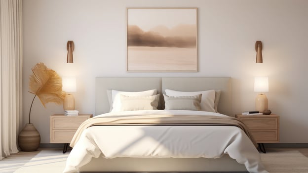 cozy wall canvas mockup photo