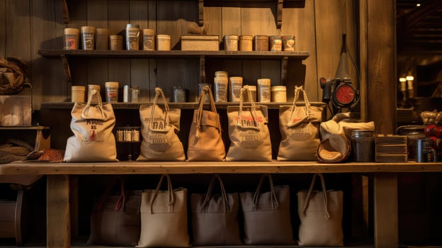 display bag coffee photo