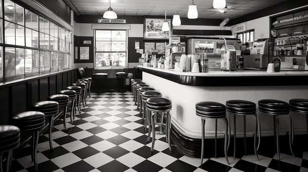 nostalgia ice cream black and white photo