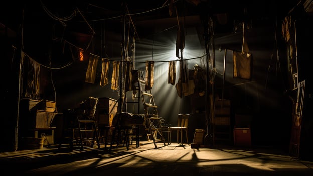 pulleys theatre ghost light photo