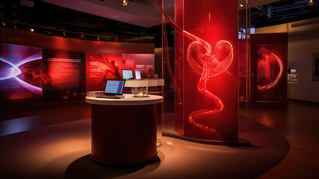 photograph red caduceus photo
