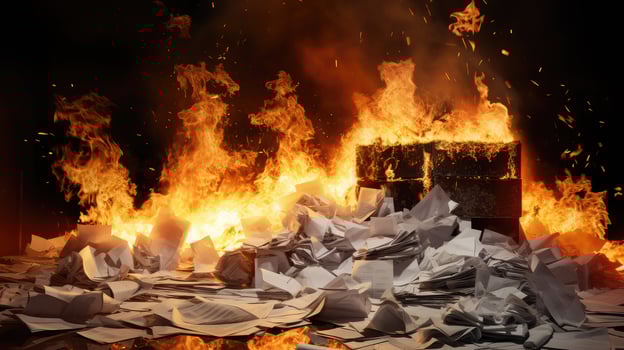 documents data destruction photo