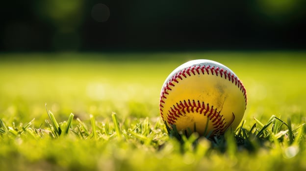 field yellow softball photo