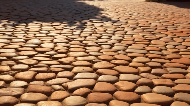 mediterranean cobble stone seamless texture photo