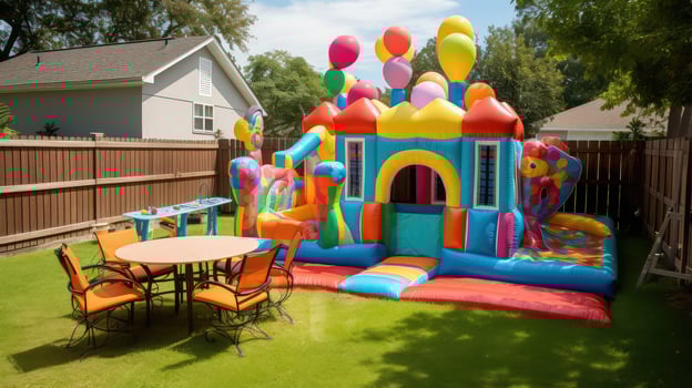 kids jump house photo
