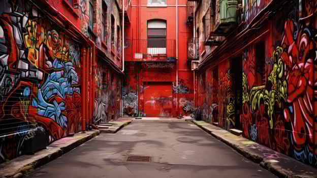vibrant red black border photo