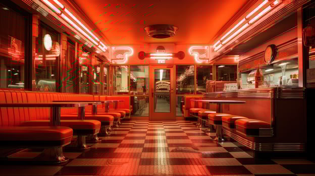diner neon light bulb photo