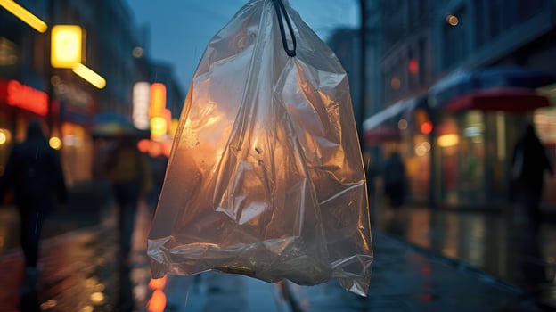 day plastic clear bag photo