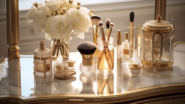 setup gold brushes photo
