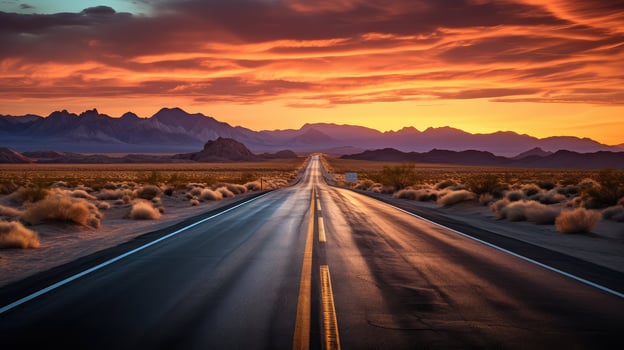 highway open road driving photo