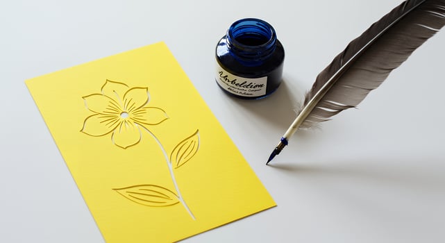 How to make a flower stamp photo