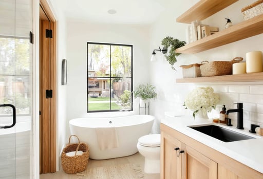 Creating a Relaxing and Calming Home Spa Like Bathroom Experience Ideas photo