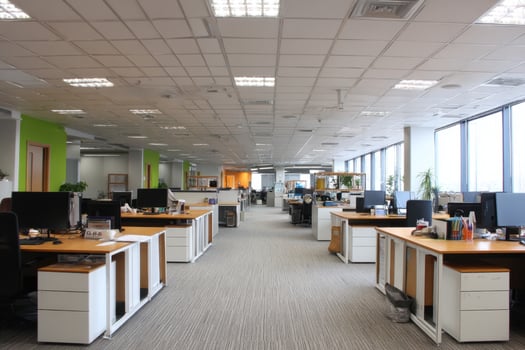 Open Space Office for Coworking Concept Collaborative Workspace Business Design Office Space photo