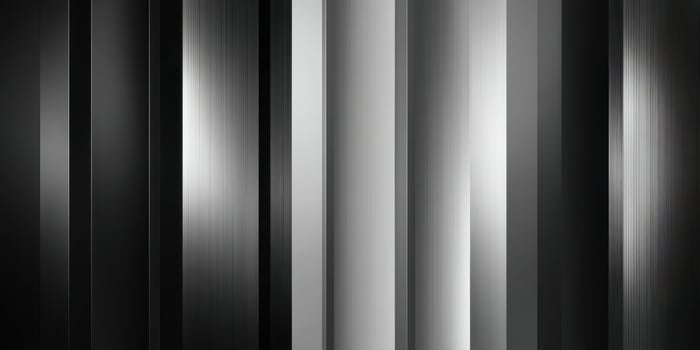 Abstract vertical black and white metallic lines background photo