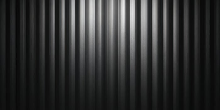 Vertical metallic ridged surface with lighting effect photo