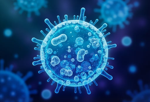 Sci-Fi Inspired Virus Close-Up photo
