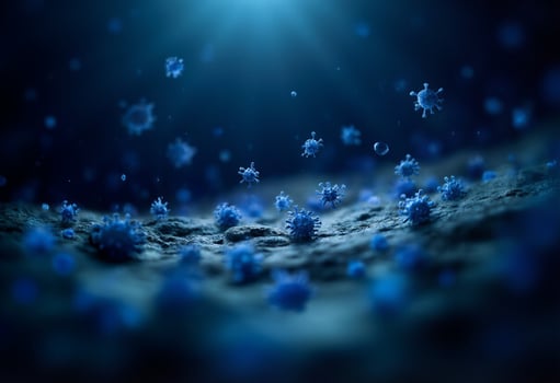 Microscopic Floating Organisms photo
