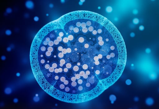 A cell with bubbles in it photo