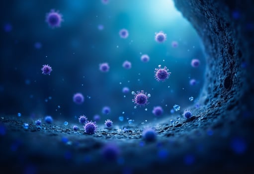 Spiral Cell Structure in Science Theme photo