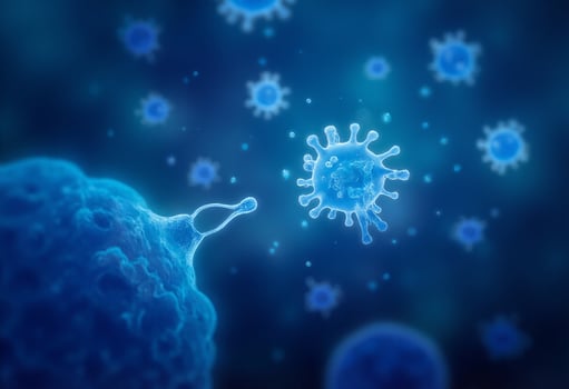 Floating Cells in Scientific View photo