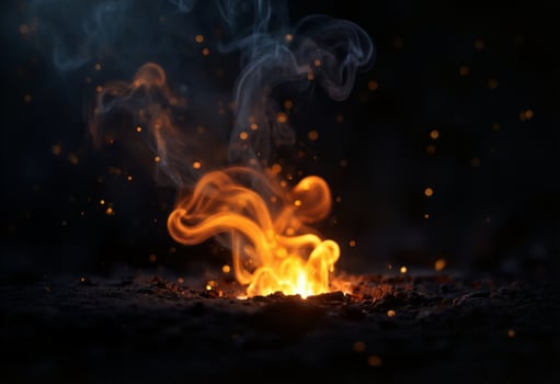 Abstract Fire and Smoke Motion photo