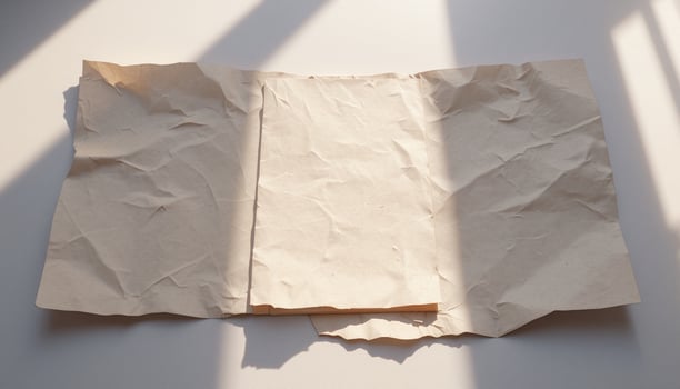 Double Folded Paper Composition photo