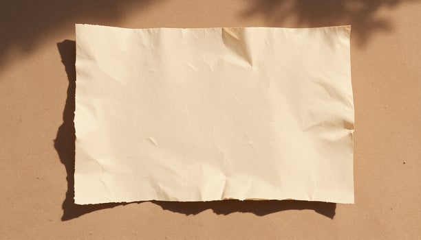 A piece of paper with a piece of paper on it photo