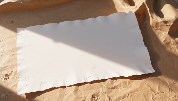 Beige Mockup with Gentle Lighting photo