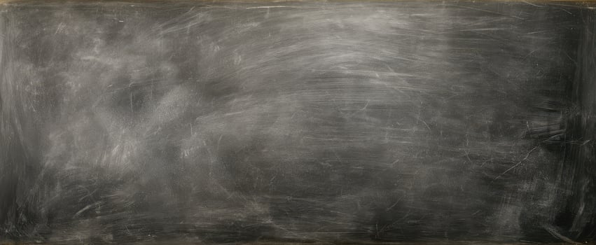 The empty chalkboard waiting for new messages and creative ideas. photo