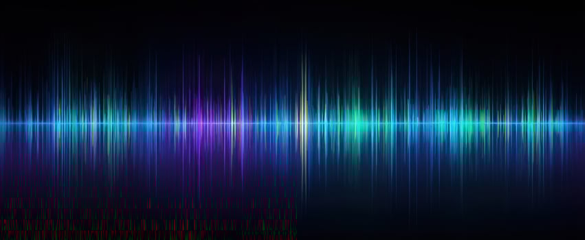 The Colorful Sound Wave Visualizing Music and Audio Frequencies in Motion photo