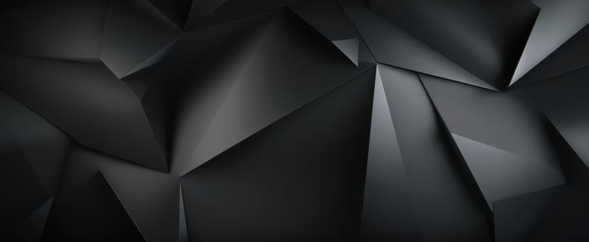 The Elegant Black Geometric Background with Angular Facets and Depth photo