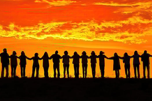 Unity at Sunset photo