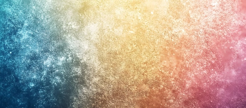 Abstract texture shows a captivating gradient from cool blue to warm pink and golden hues photo