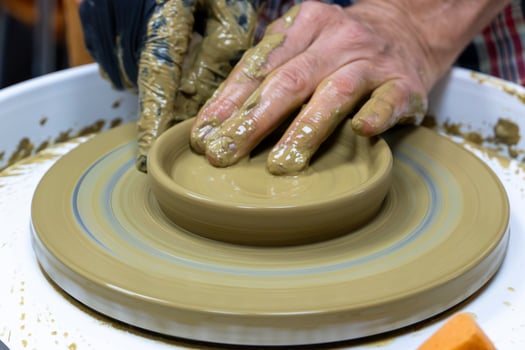 Spinning Clay Learning to Sculpt a Bowl on the Wheel photo