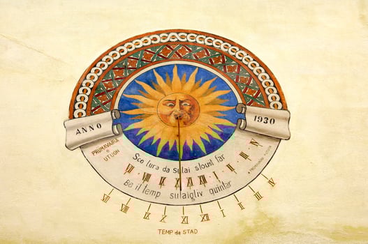 a sun with a circle around it photo