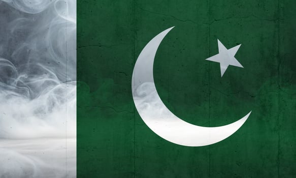 14 th fourteenth day date august month freedom smoke watercolor pakistan day country national pakistani national flag green white star moon shape pakistan country national banner photo