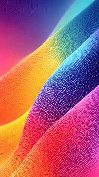 Colorful abstract waves with vibrant hues creating a stunning visual effect in digital art photo