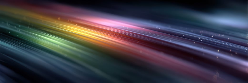 Colorful light trails create dynamic patterns in an abstract setting at night photo